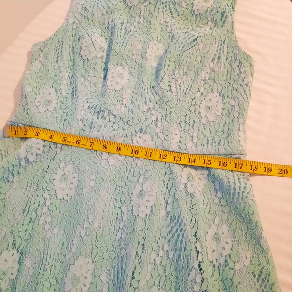 Pastel Green Plus size Lace dress Size 3XL - Picture 8 of 14